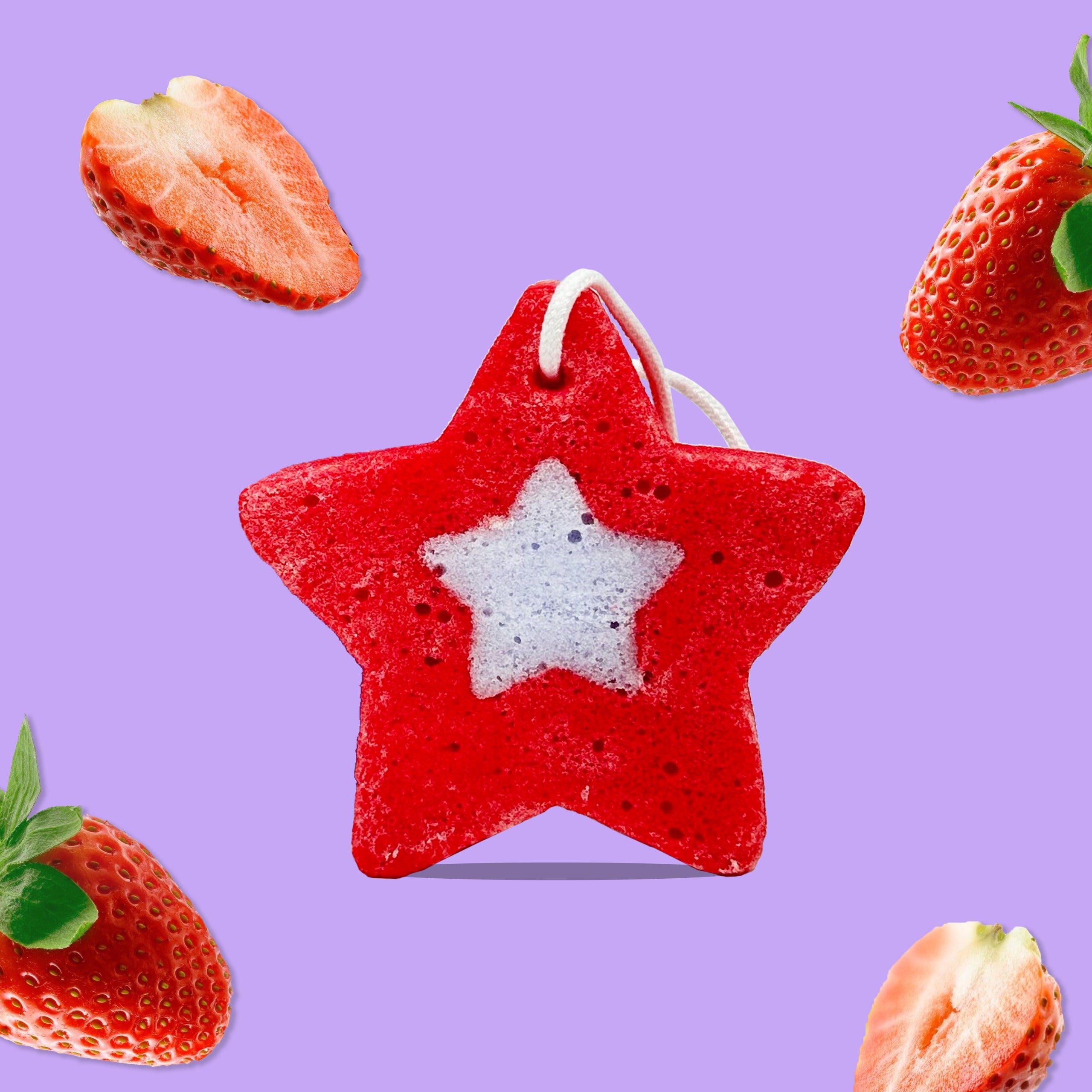 Superstar Soap Infused Sponge in Strawberries and Dreams