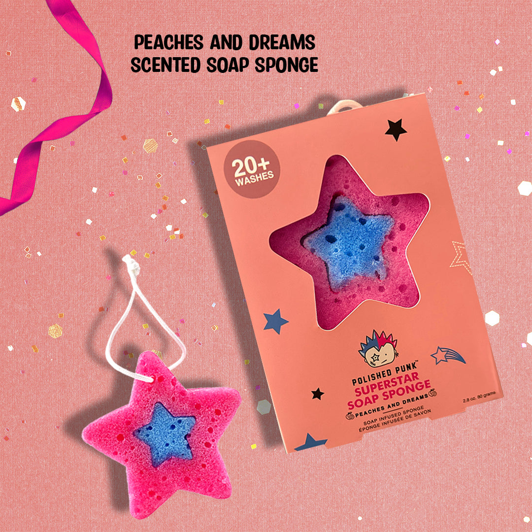 Superstar Soap Sponge in Peaches And Dreams