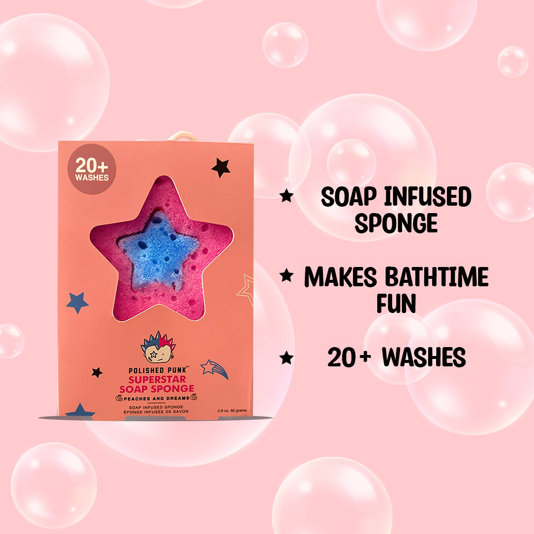 Superstar Soap Sponge in Peaches And Dreams