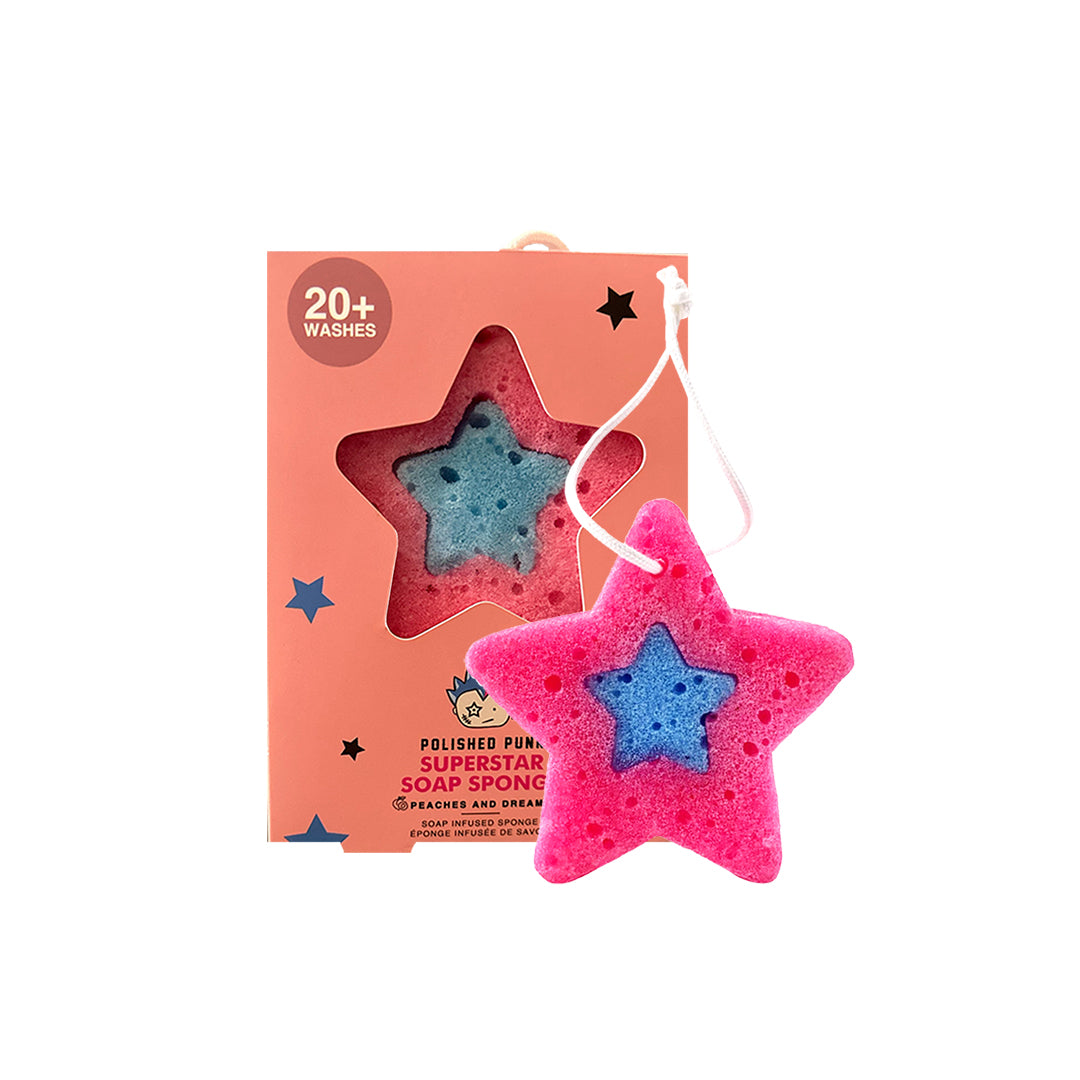Superstar Soap Sponge in Peaches And Dreams