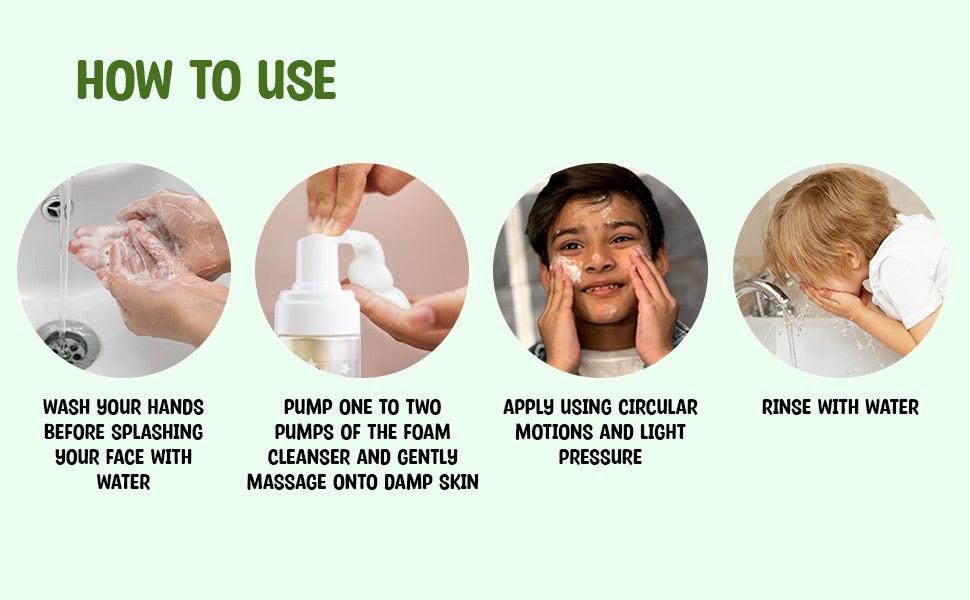 Fragrance Free and Tear Free Whipped Foaming Facial Cleanser