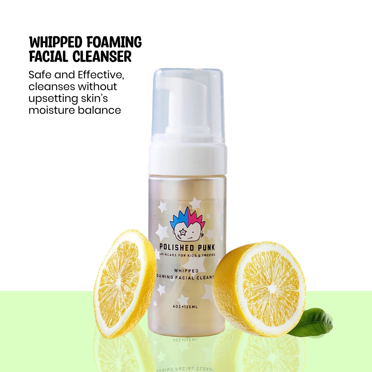 Fragrance Free and Tear Free Whipped Foaming Facial Cleanser