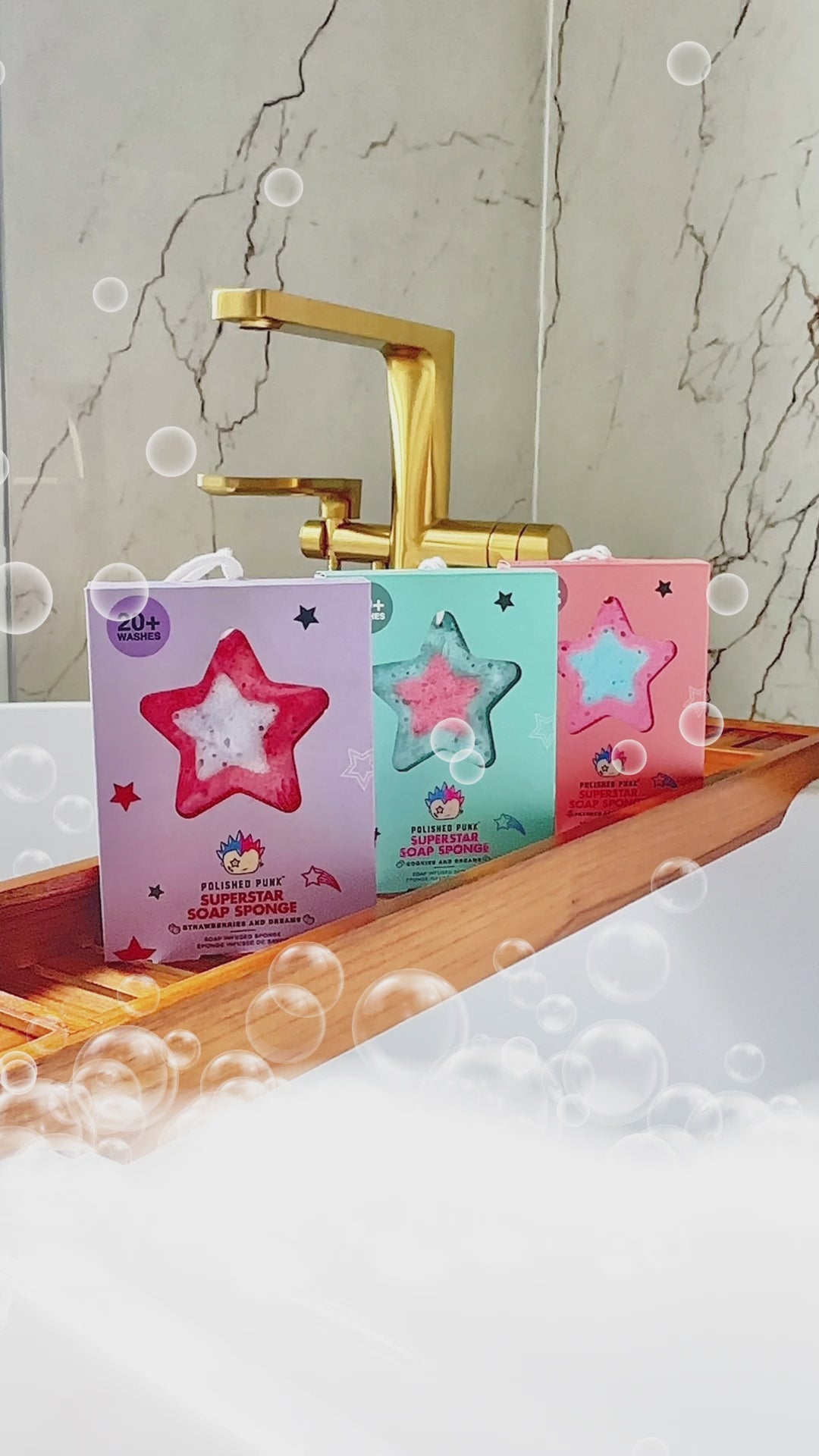 Superstar Soap Infused Sponge in Strawberries and Dreams