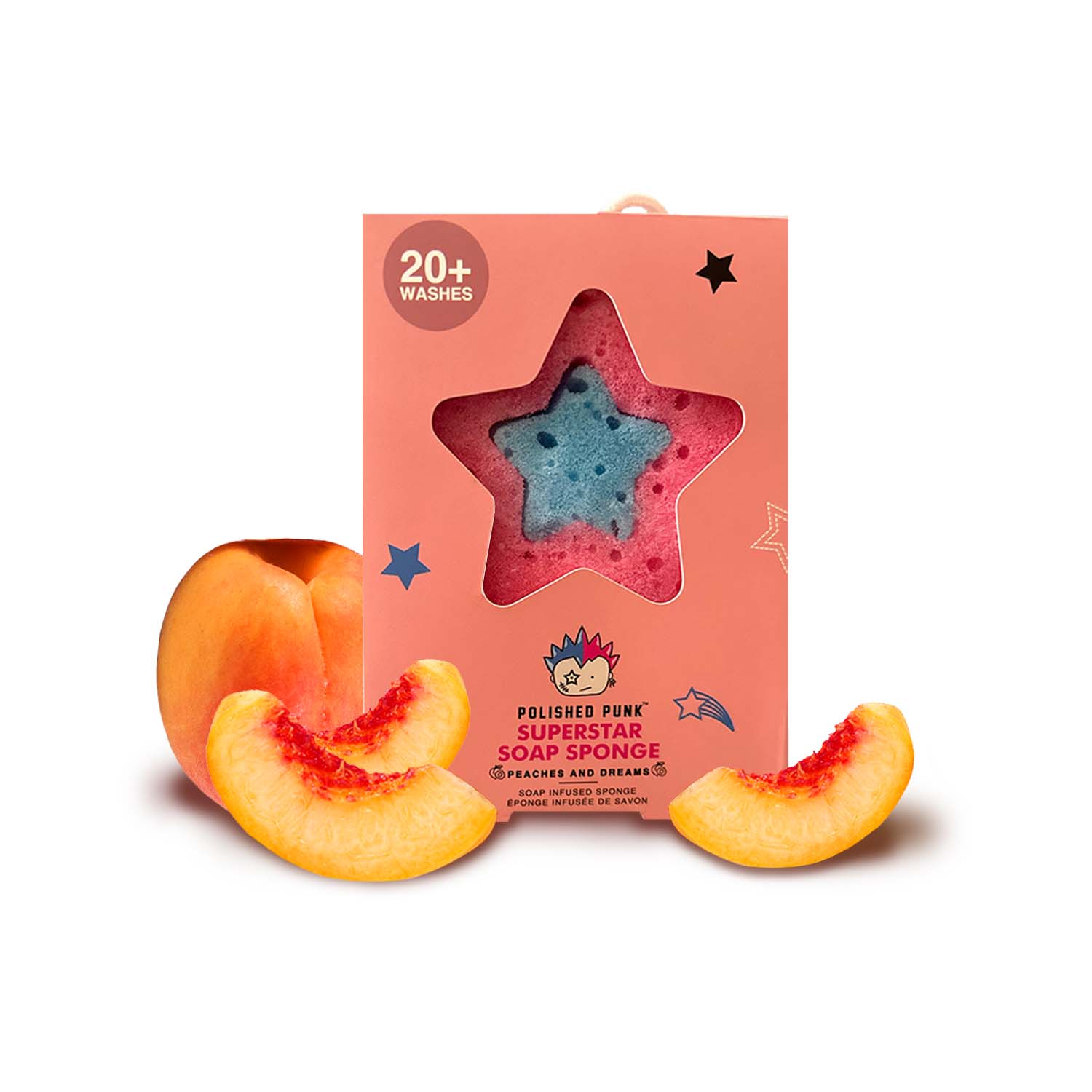 Superstar Soap Sponge (Peaches And Dreams)