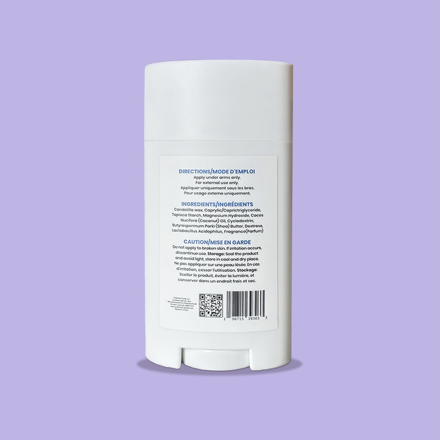 Natural Deodorant in Cookies and Dreams Aluminum Free and Baking Soda Free for Kids and Tweens