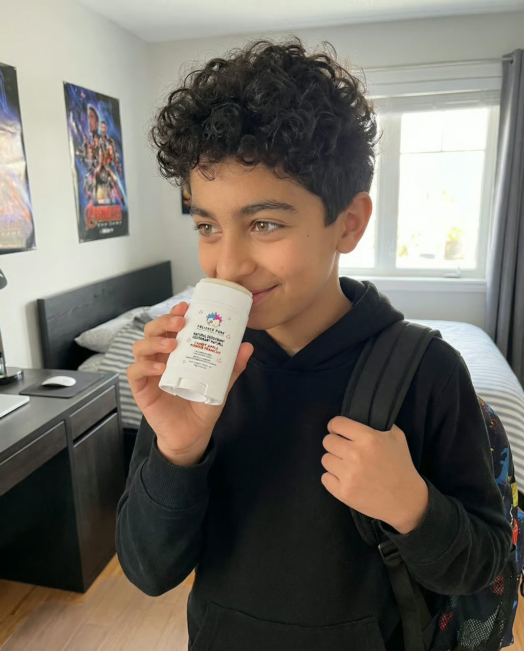 Natural Deodorant in Candy Apple Aluminum Free Baking Soda Free