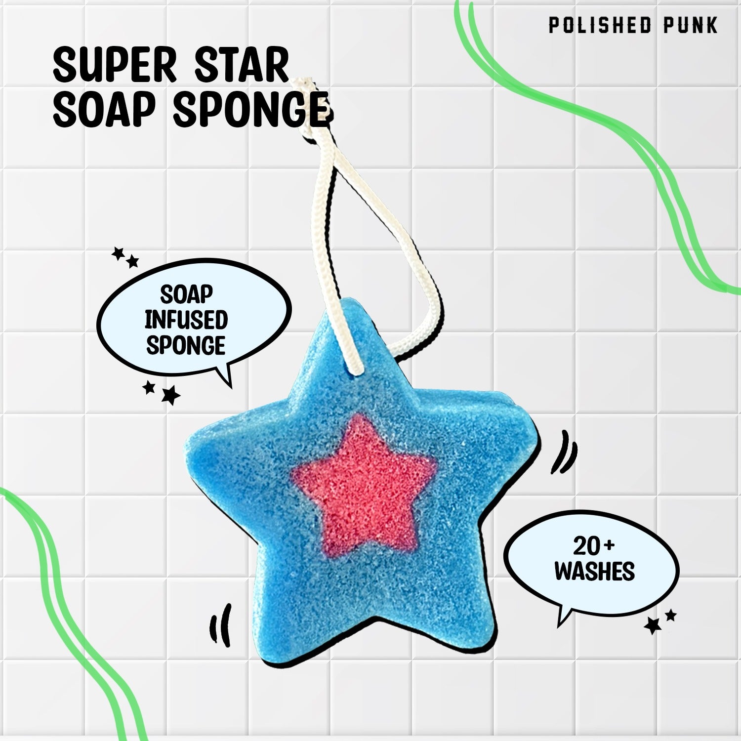 Superstar Soap Sponge (Cookies And Dreams)